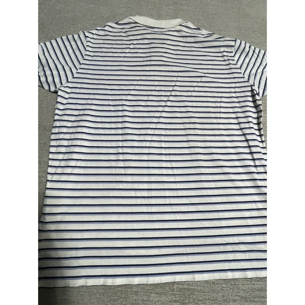 Polo By Ralph Lauren Polo Shirt Men’s Xtra Large White Stripes Cotton